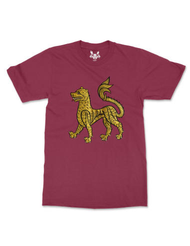 Camiseta Burgundy León del Reino